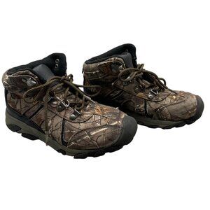 ozark trails Youth Camouflage Hiking Boots 3 Fabric Rubber Sole Outdoor READ
